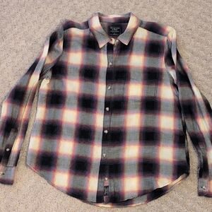 Abercrombie & Fitch Plaid Button Down Size Large